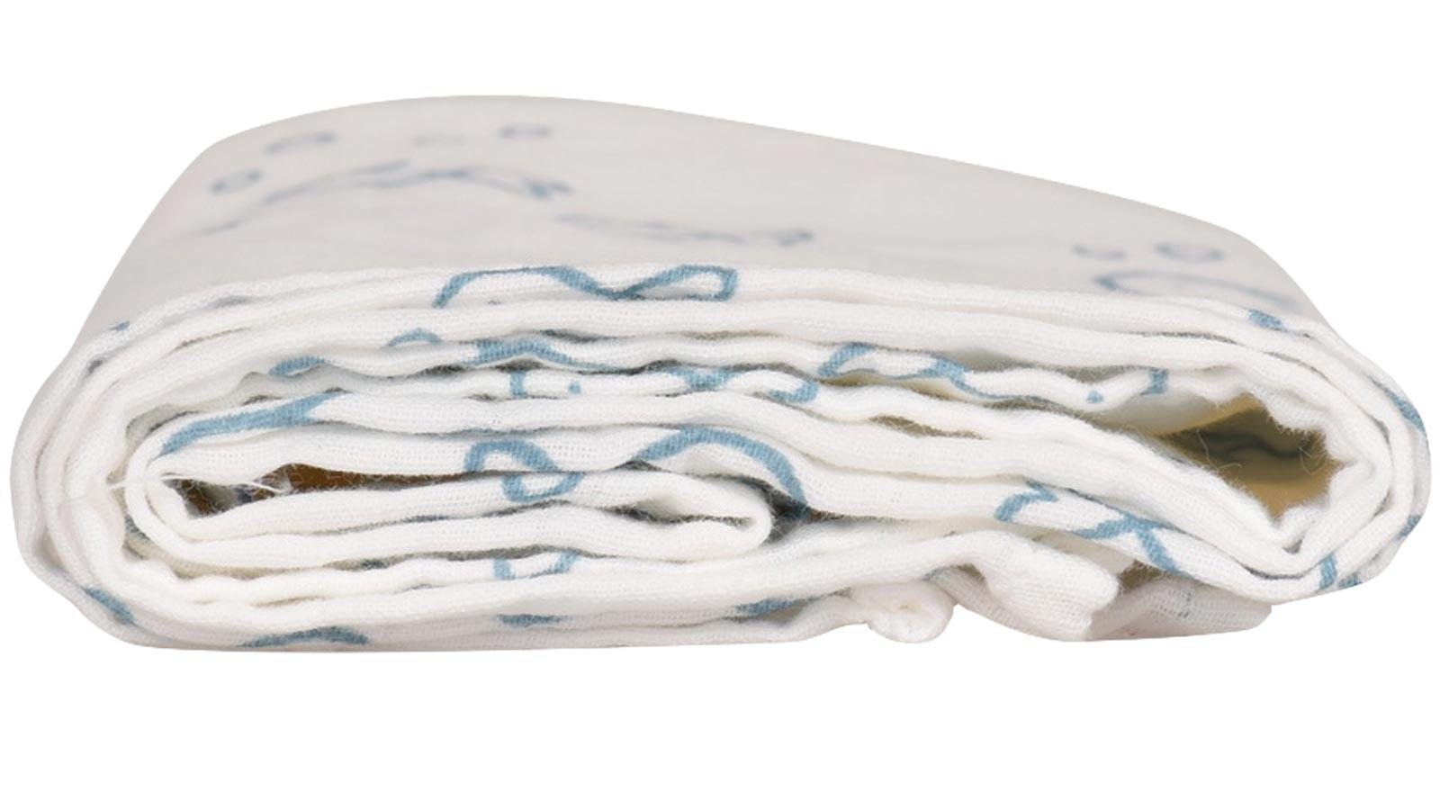 Baby Muslin Squares Muslins 100 Cotton Bib Diaper Nappy Luxury Insert