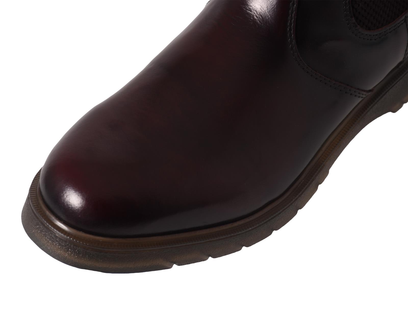 Grafters Mens Chelsea Ankle Boot Leather Slip On Air Soles Dealer Size