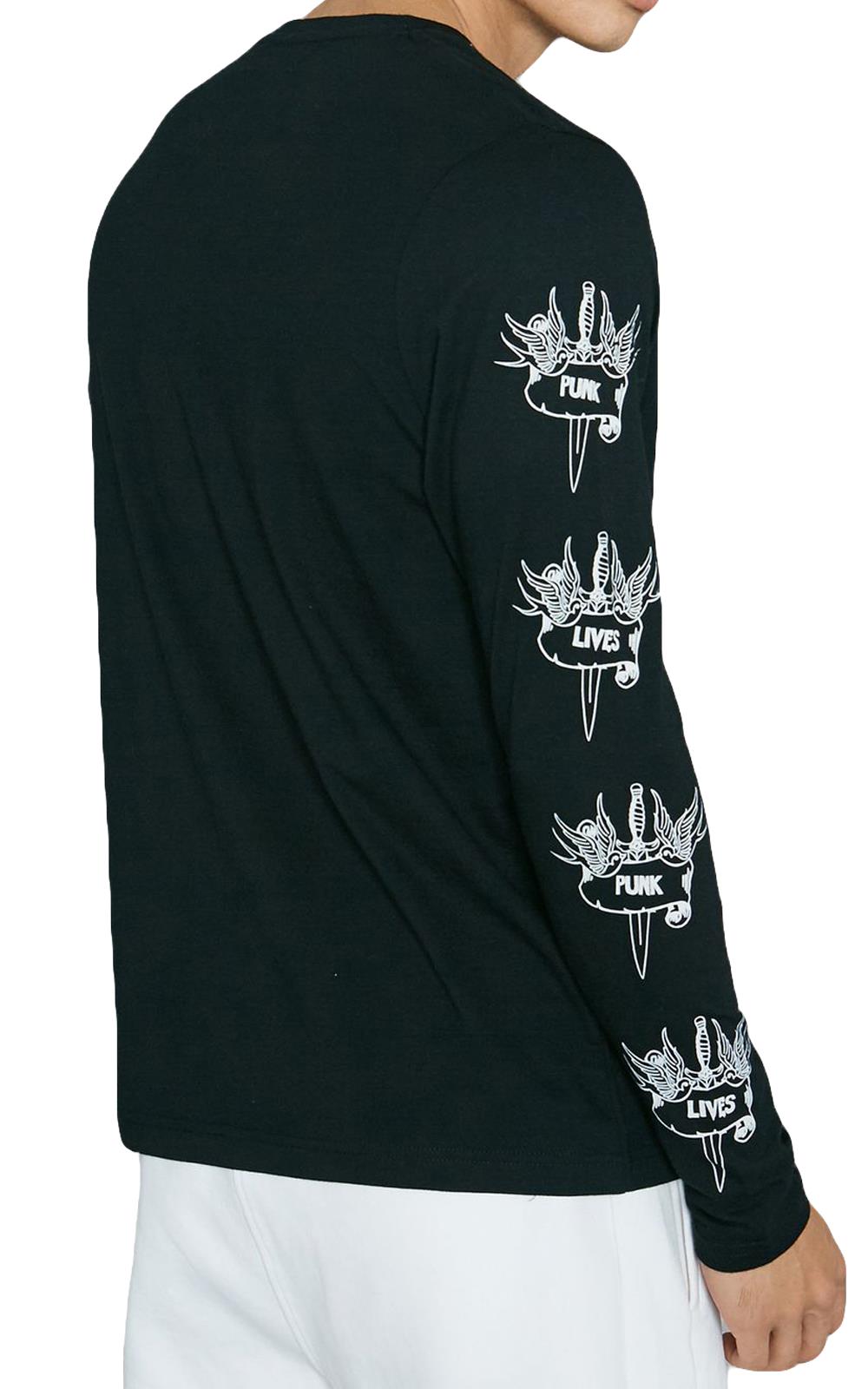 Camisetas para hombre de manga larga cuello redondo elásticas 100 % algodón alma valiente - Imagen 12 de 26