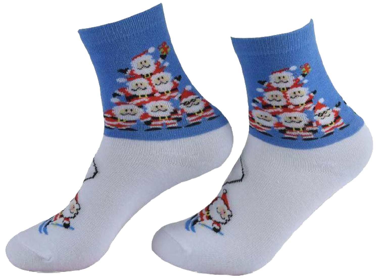 Kids Socks Novelty Stocking Boys Polycotton Xmas Winter Christmas Girls Gifts UK - Picture 2 of 14