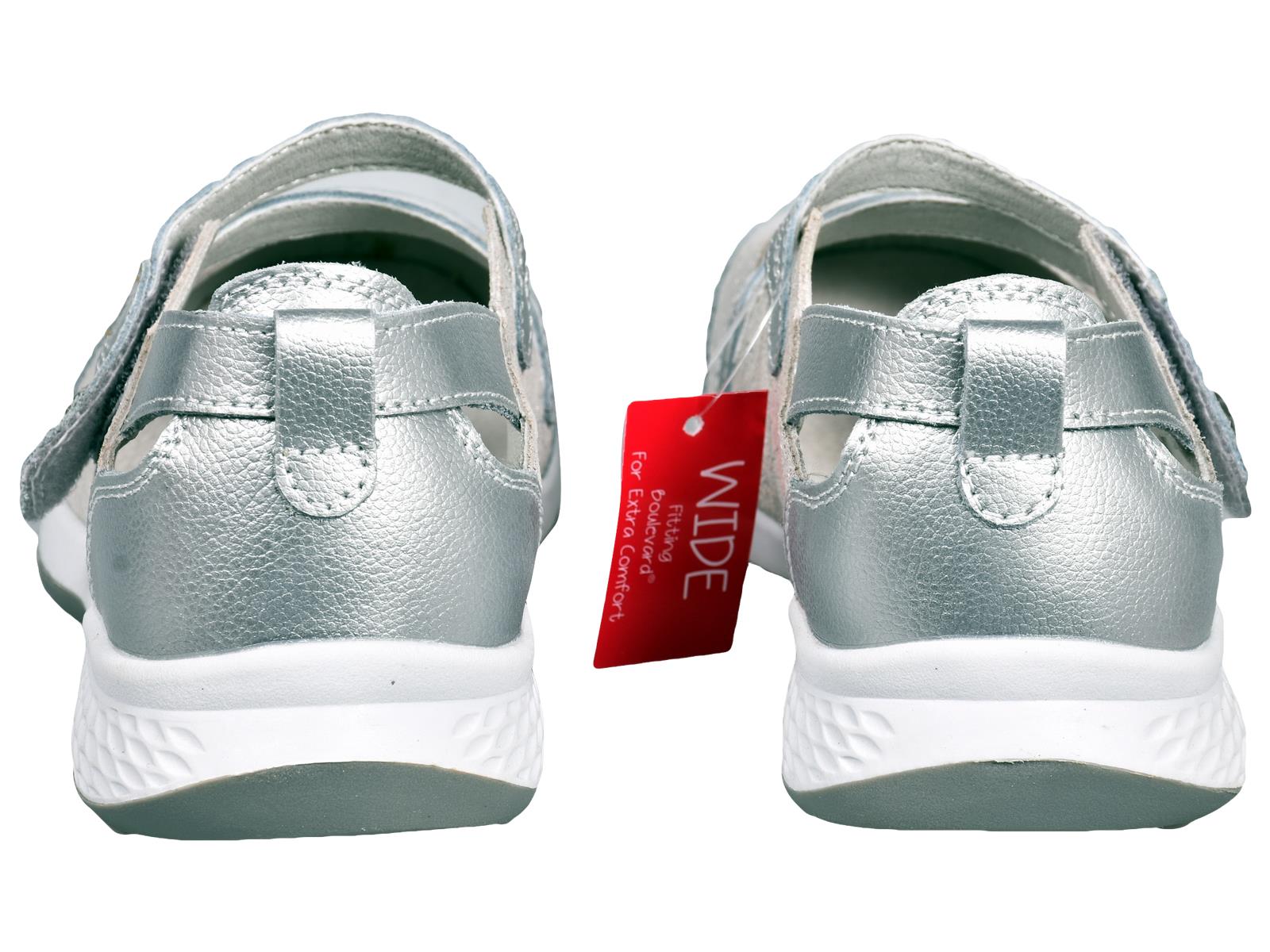 Ladies Mary Jane Sandals Flat Pumps EEE Wide Fit Comfort Bar Shoes UK Size 3 - 9 - Picture 29 of 30