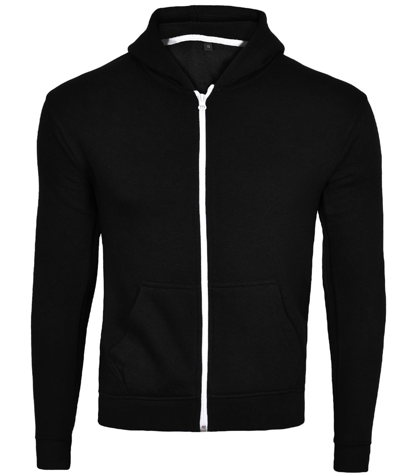 Kids Zip up Hoodie Sweatshirts PE School Jumpers Fleece Hoodies For Boys Girls - Picture 19 of 264