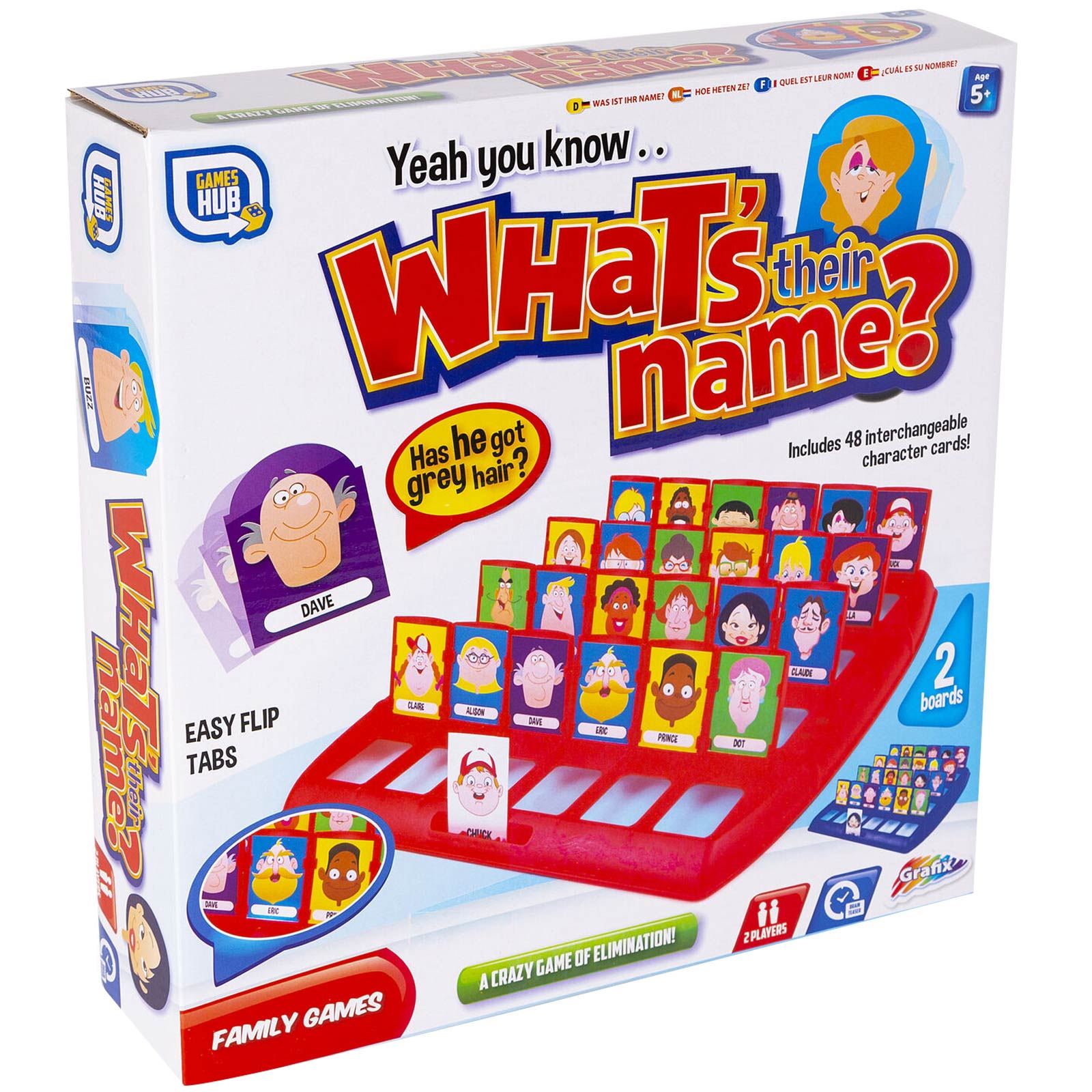 Guess Who Whats leur nom Board Game 48 caractères Fun deviner Enfants Guess Who Whats leur nom Board Game 48 caractères Fun deviner Enfants