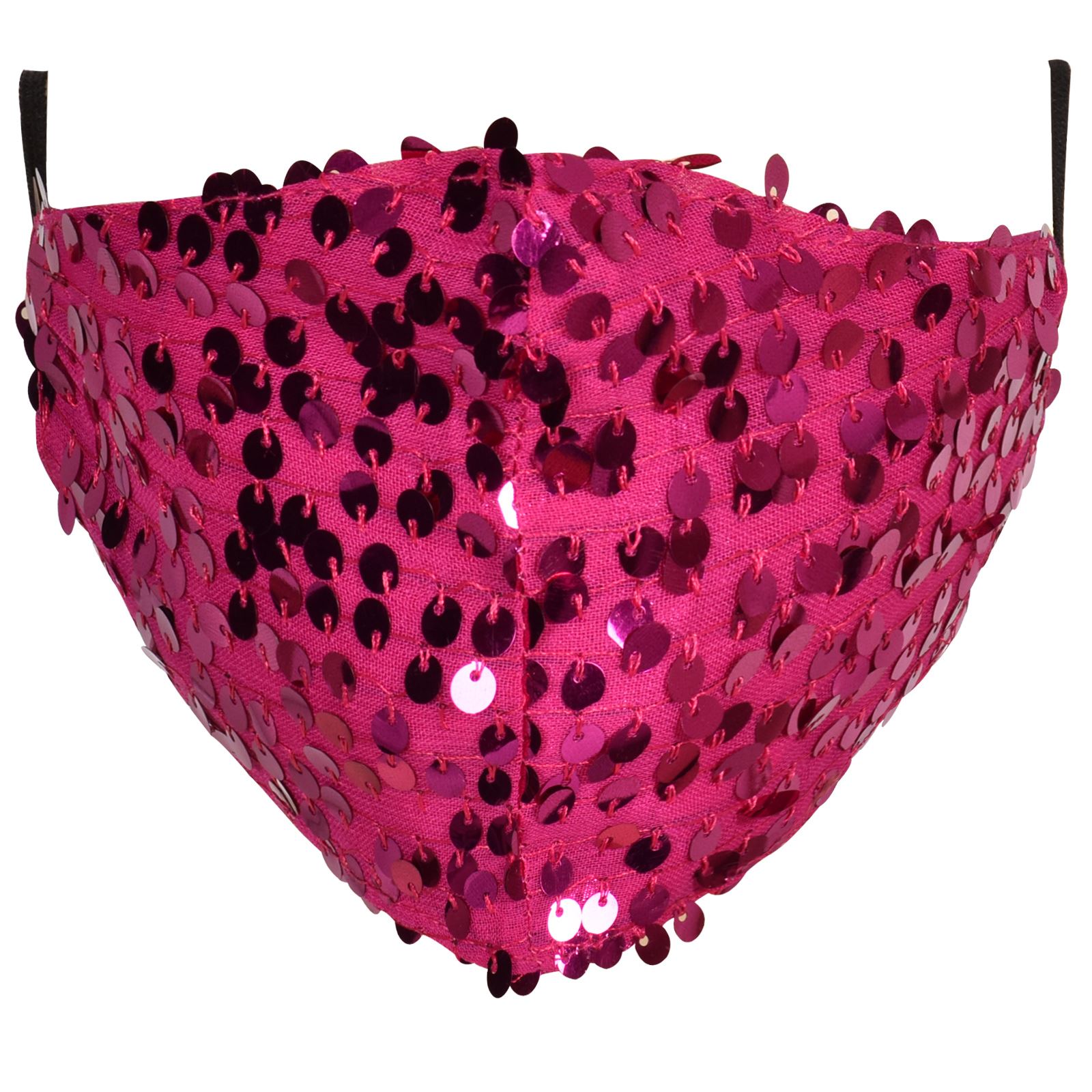 Reusable Face Mask With Sequin Washable Mouth Bling Nose Breathable Girls Ladies - Picture 8 of 13