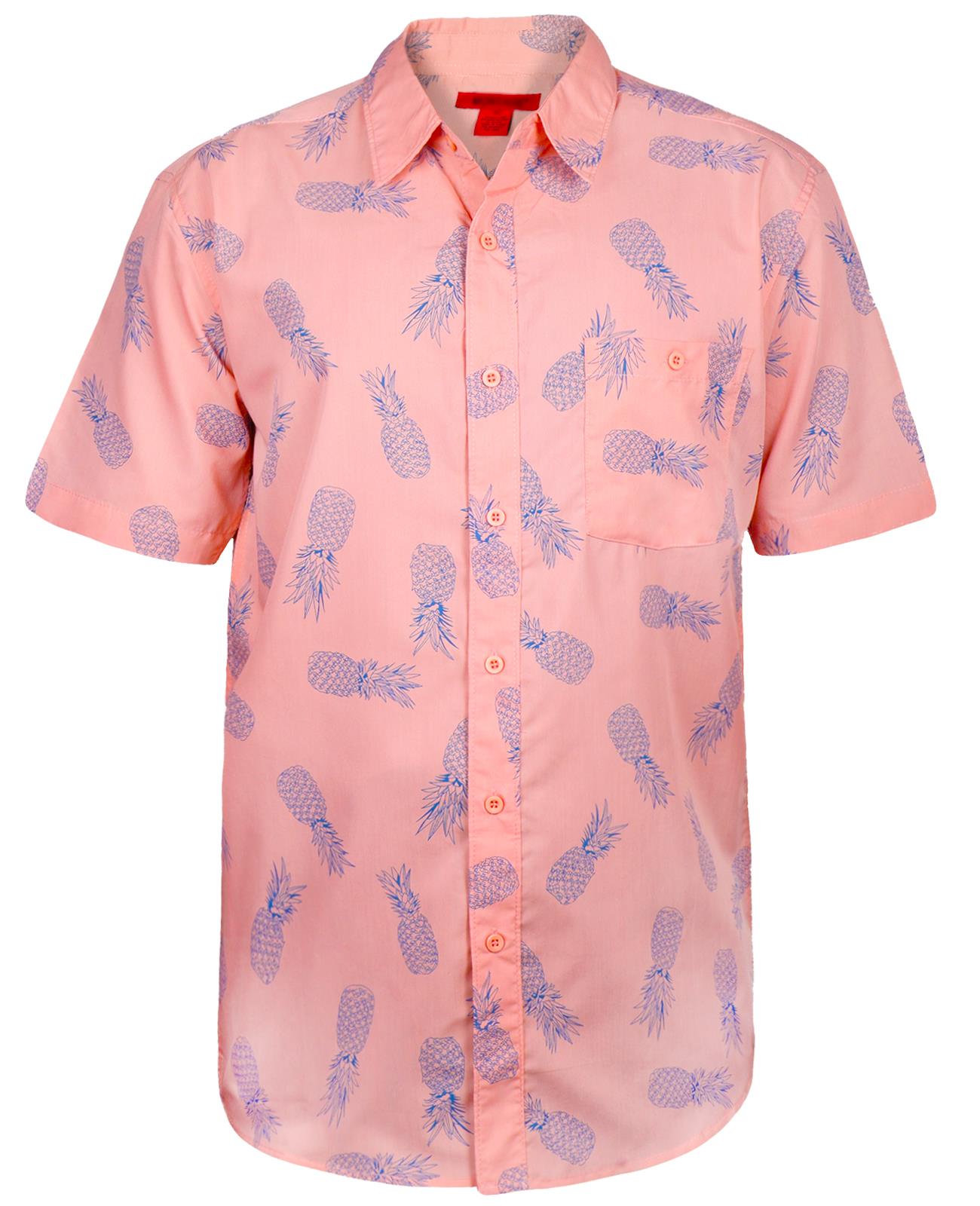 Camisa Hawaiana Para Hombres Playa Palmera Floral Vacaciones de Verano Camisas Manga Corta - Imagen 11 de 28