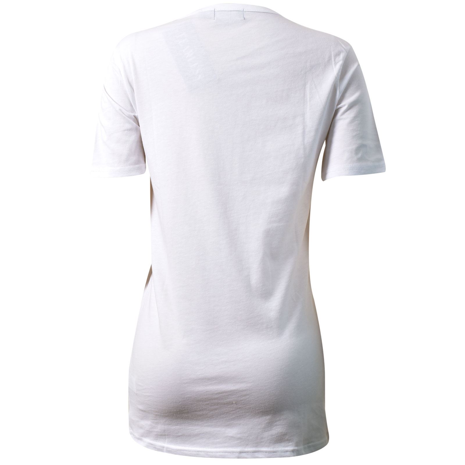 Womens T-Shirt Round Scoop Neck Cap Sleeve Ladies Elasticated Vest Basic Tee Top - Picture 13 of 28