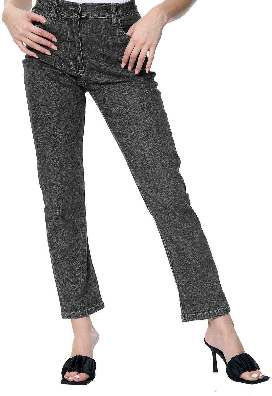 Stretch-Damenjeans Denim dehnbare Hose halbgummizug UK-Größe 6 – 36 - Bild 43 von 62