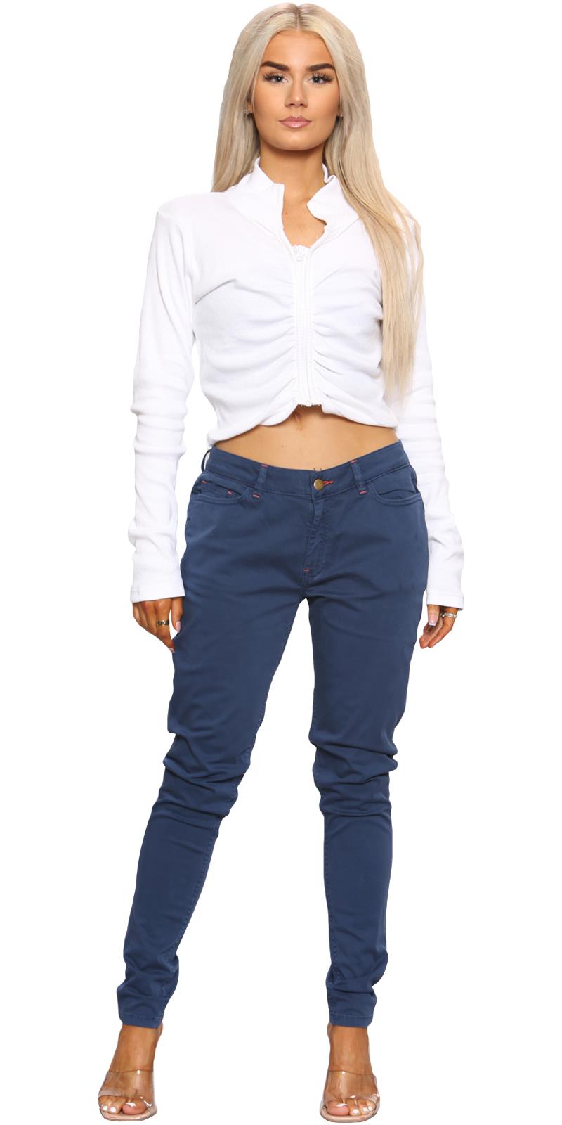 Pantalones de mezclilla ajustados cintura alta pierna recta jeggings pantalones para dama 6-26 Reino Unido - Imagen 14 de 22