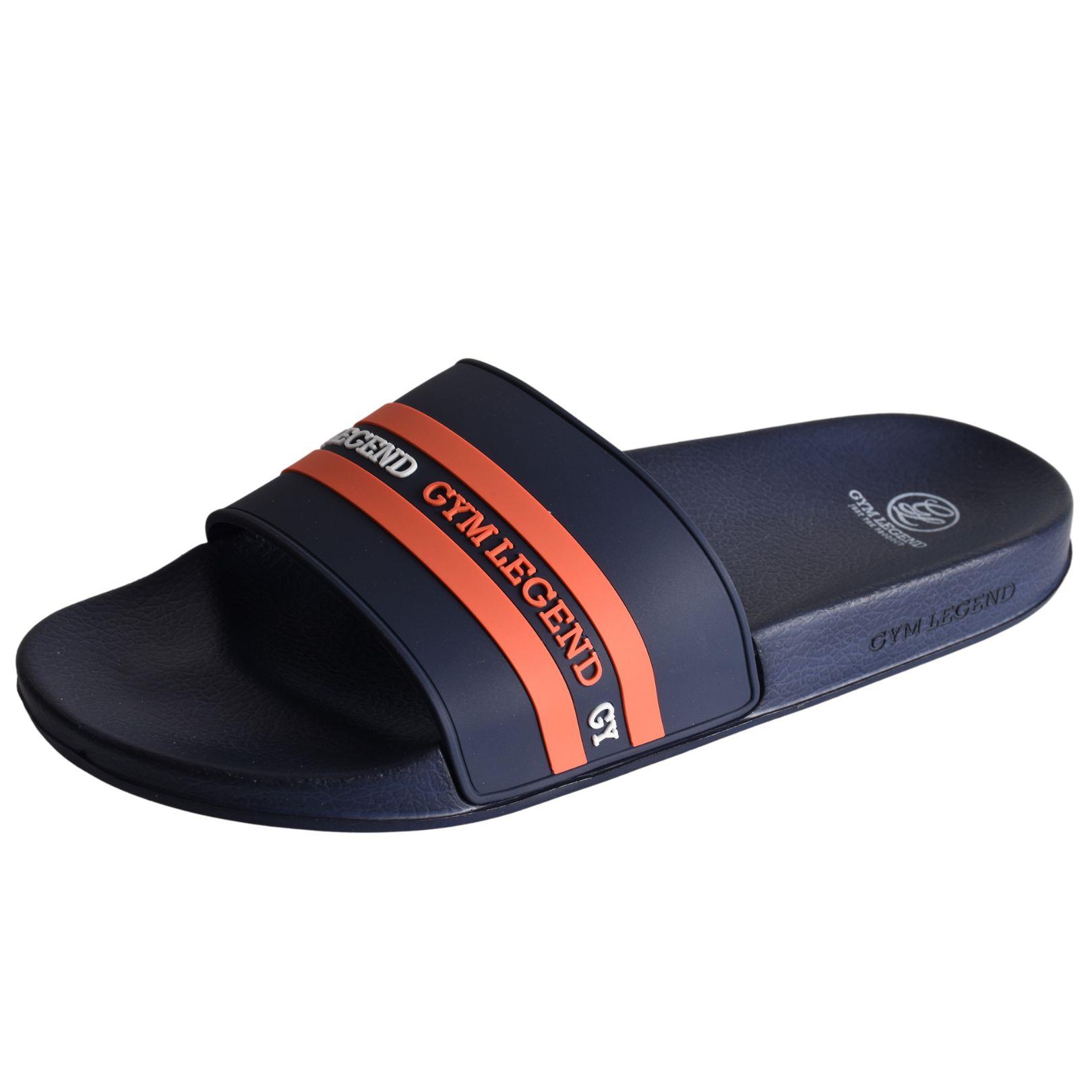 GYM LEGEND Mens Slider Mule Sandal Slip on Lighweight Beach