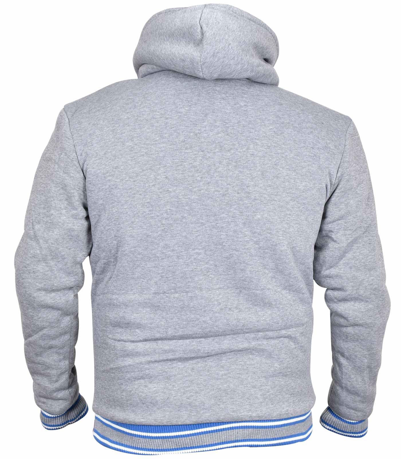 Herren Full Zip Hoodie Zone Sherpa Dick Fleece Gefüttert Herren Premium Athletic Soft Sherpa Gefüttert Fleece
