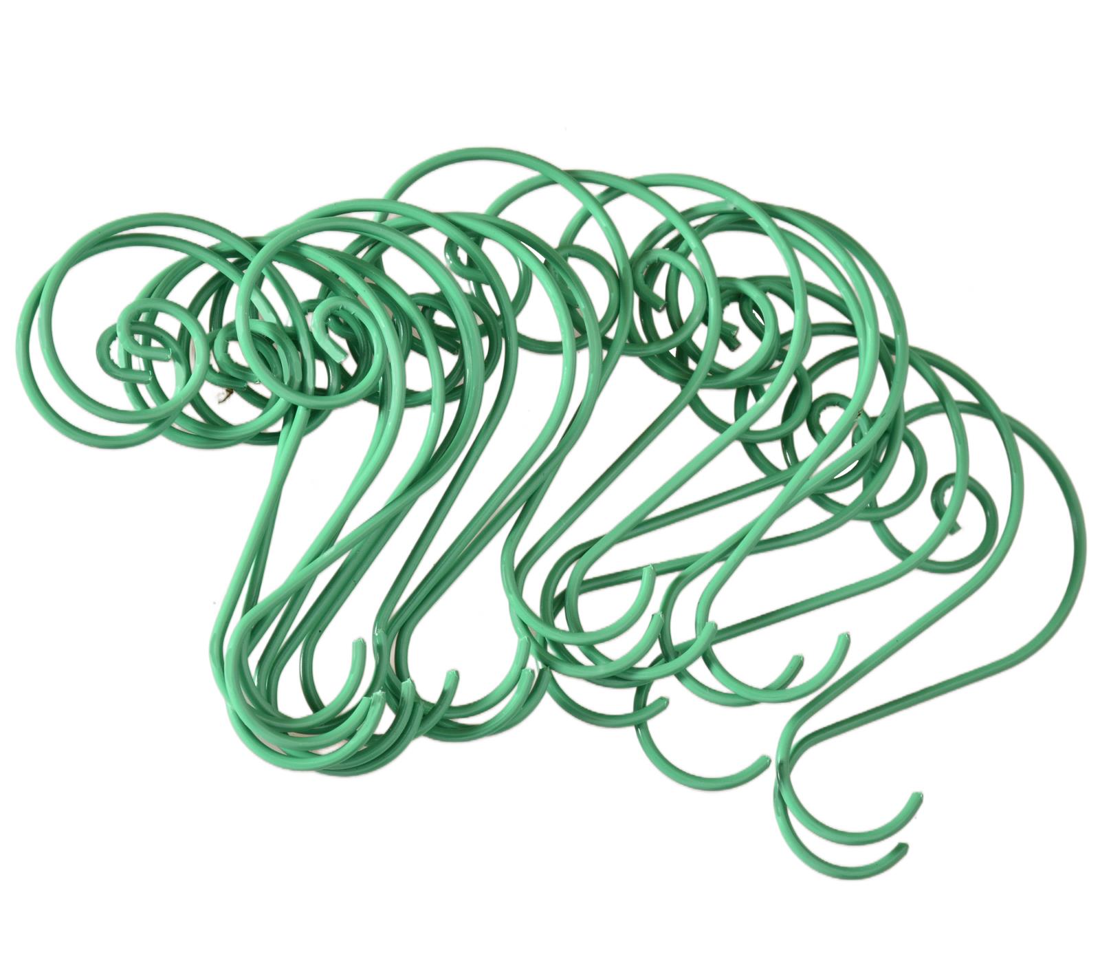 80,100,200 piezas ganchos de metal para árbol de Navidad adorno en forma de S colgador colgante Bauble - Imagen 24 de 58