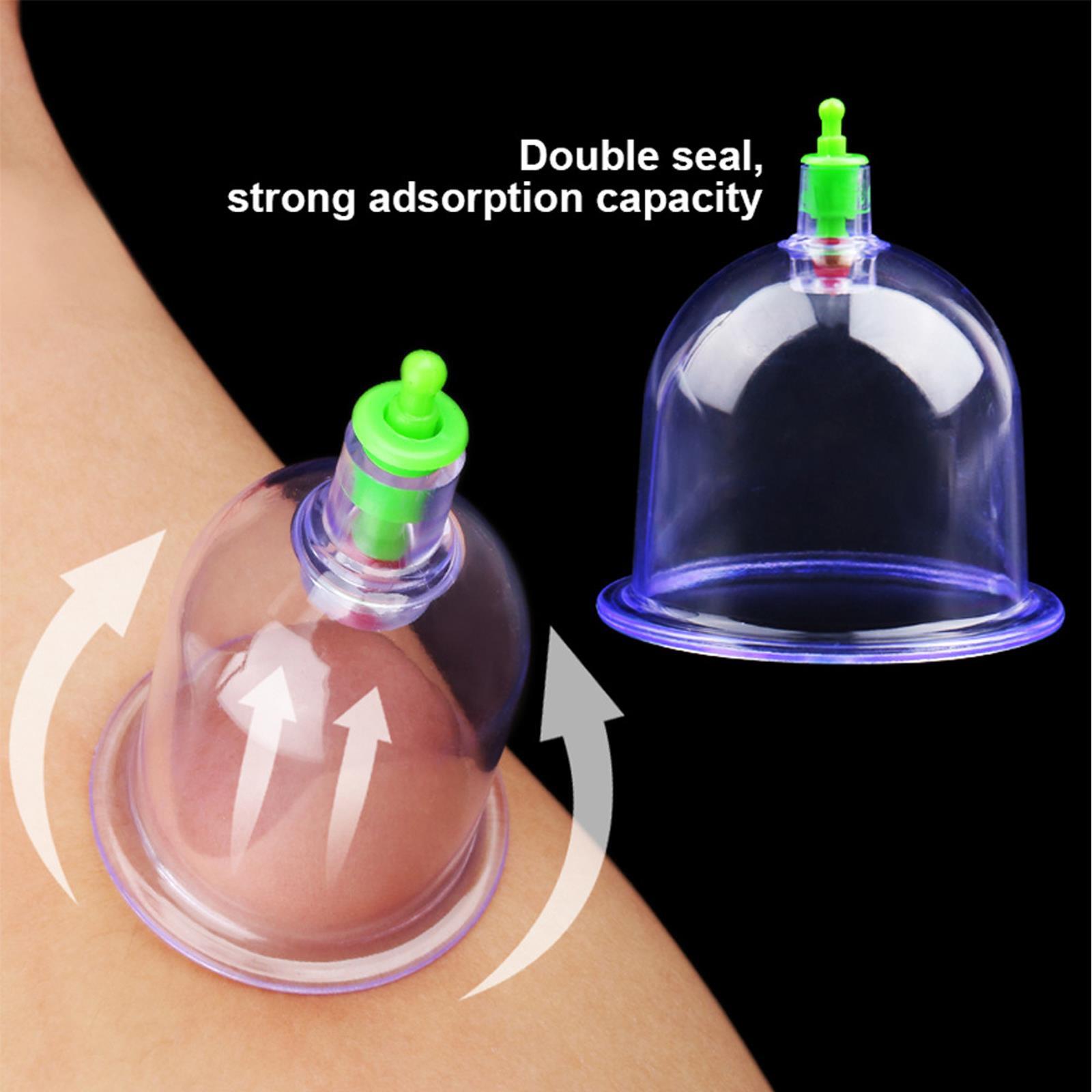 12PCS Vacuum Cupping Set Massage Therapy Cups Suction Health Acupuncture UK - Produktbild 7