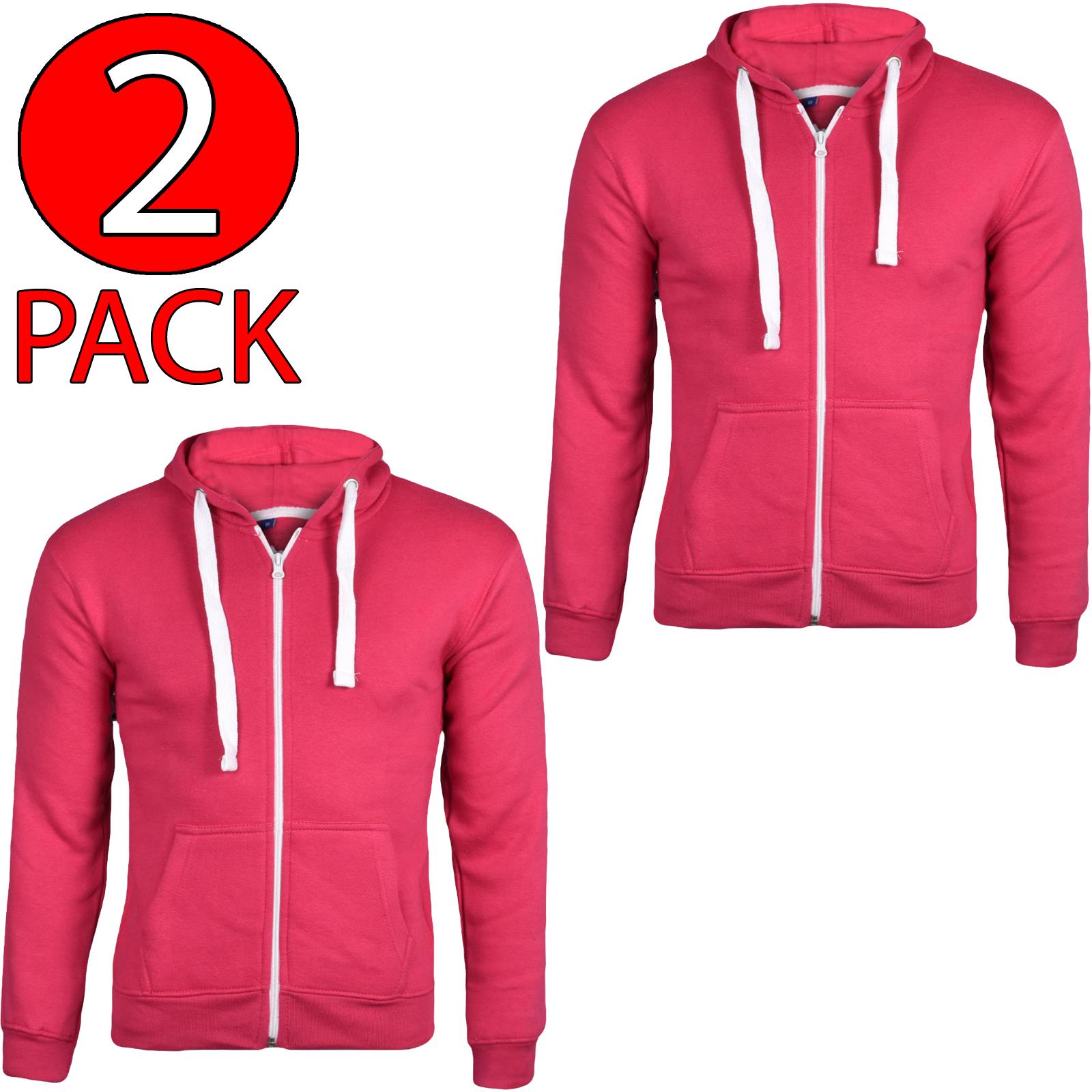 Kids Zip up Hoodie Sweatshirts PE School Jumpers Fleece Hoodies For Boys Girls - Picture 181 of 264