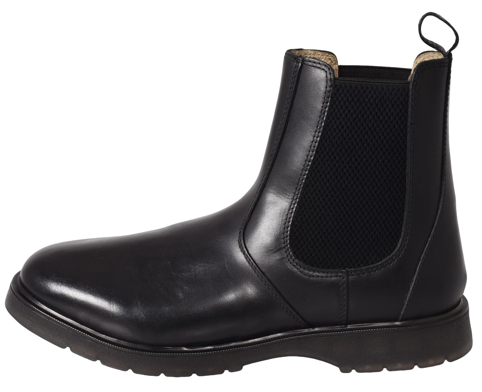 Grafters Mens Chelsea Ankle Boot Leather Slip On Air Soles Dealer Size