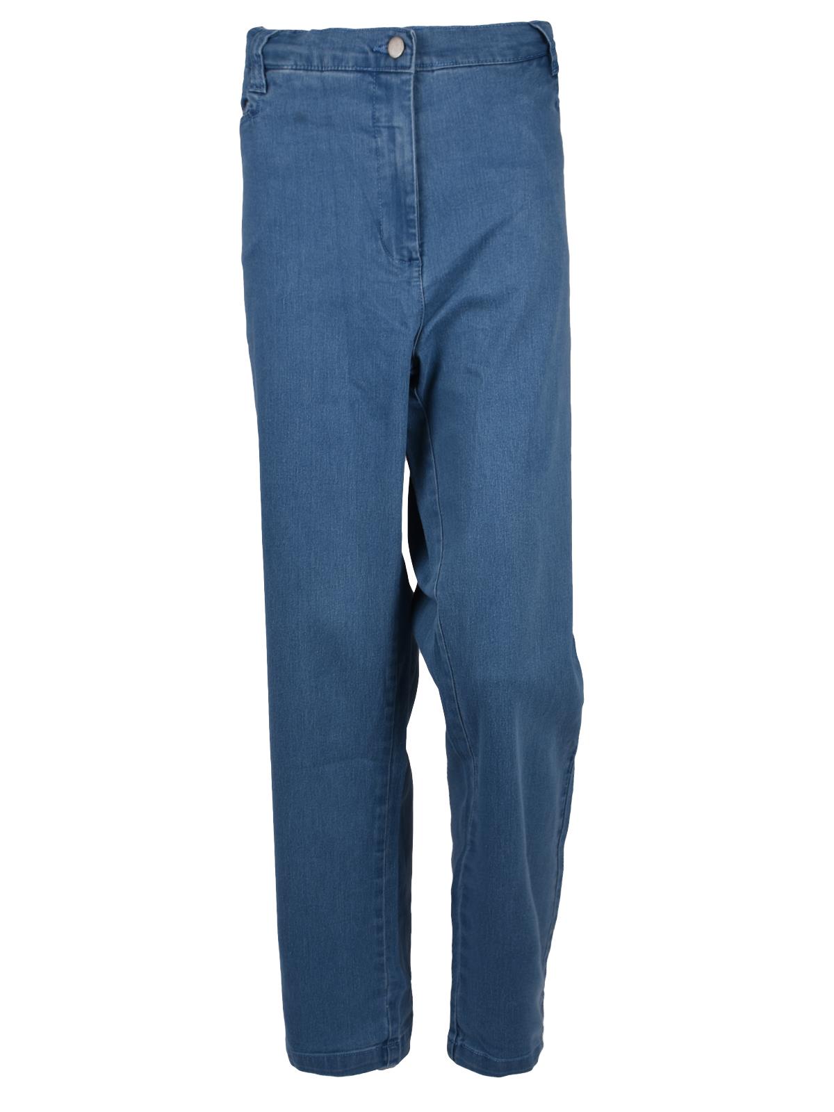 Pantalones de mezclilla para mujer pierna recta altura media elásticos calce ajustado ajustados 6-30 - Imagen 26 de 56