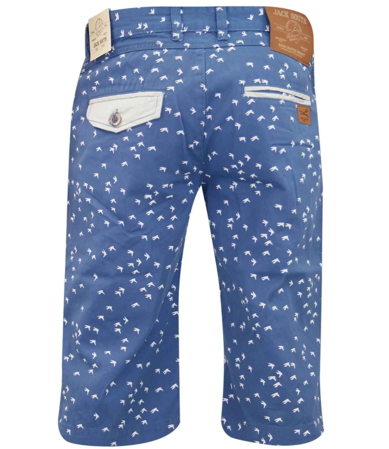 Mens Chino Shorts Summer Hawaiian Floral Casual Beach Cotton Pants Short 28-30 - Picture 12 of 17