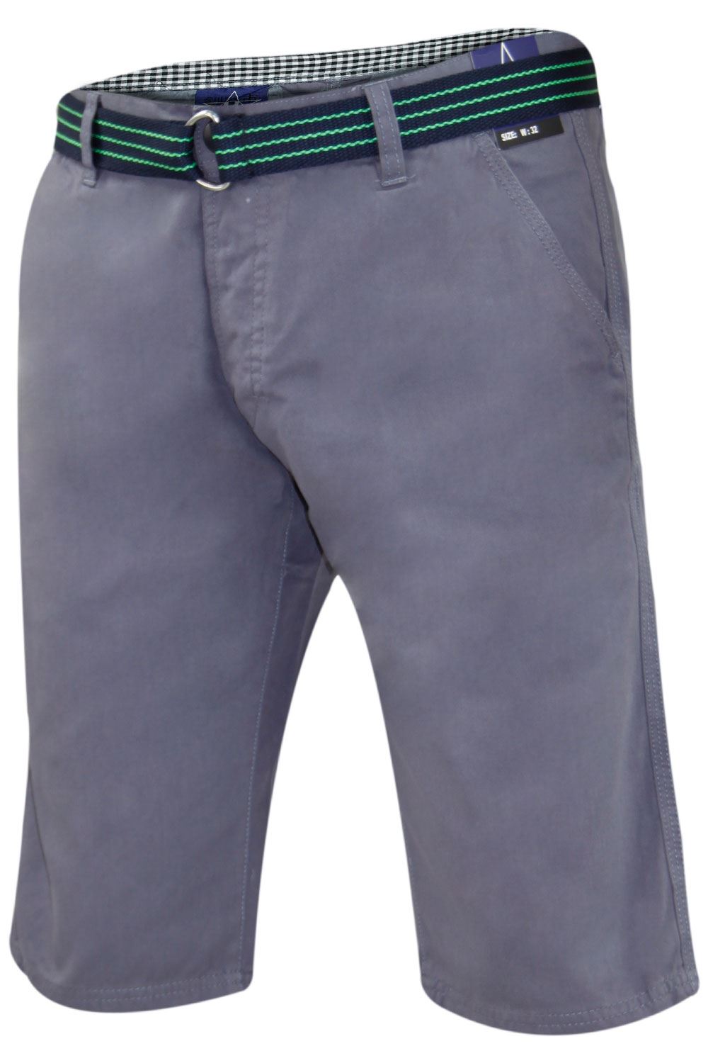 Herren Chino Shorts Freizeit Halb Hose 100% Baumwolle Sommer Jeans Frei Webgürtel - Bild 34 von 79