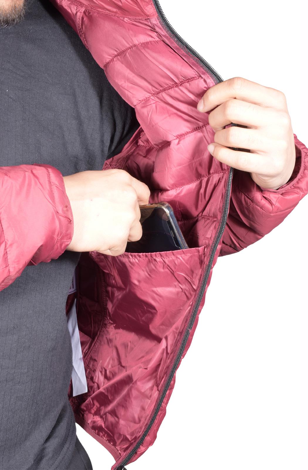 Chaquetas acolchadas para hombre resistentes al agua bombardero cálido acolchado acolchado abrigo de invierno top - Imagen 40 de 40