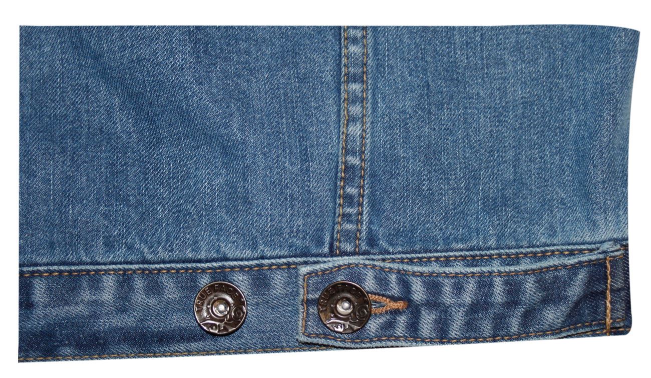 Mens Denim Jacket Classic Trucker Jeans Cotton Jacket Western Style Small To 6XL - Picture 15 of 17