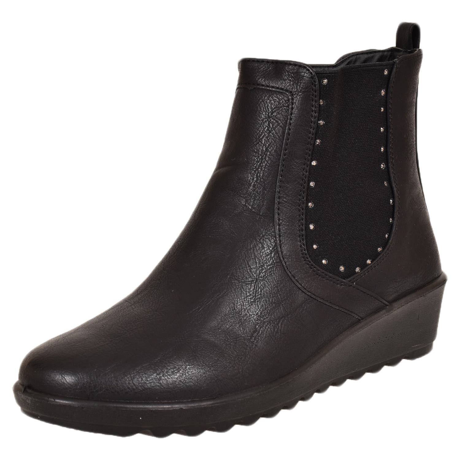 diamante chelsea boots