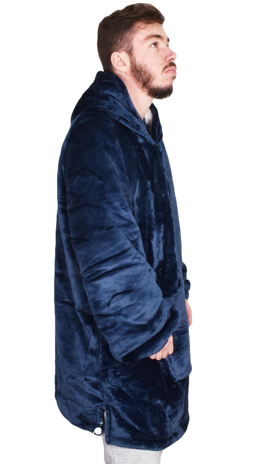 Hoodie Blanket Adult Oversized Sweatshirt Sherpa Fleece Big Hooded Ultra Plush - Picture 195 of 353