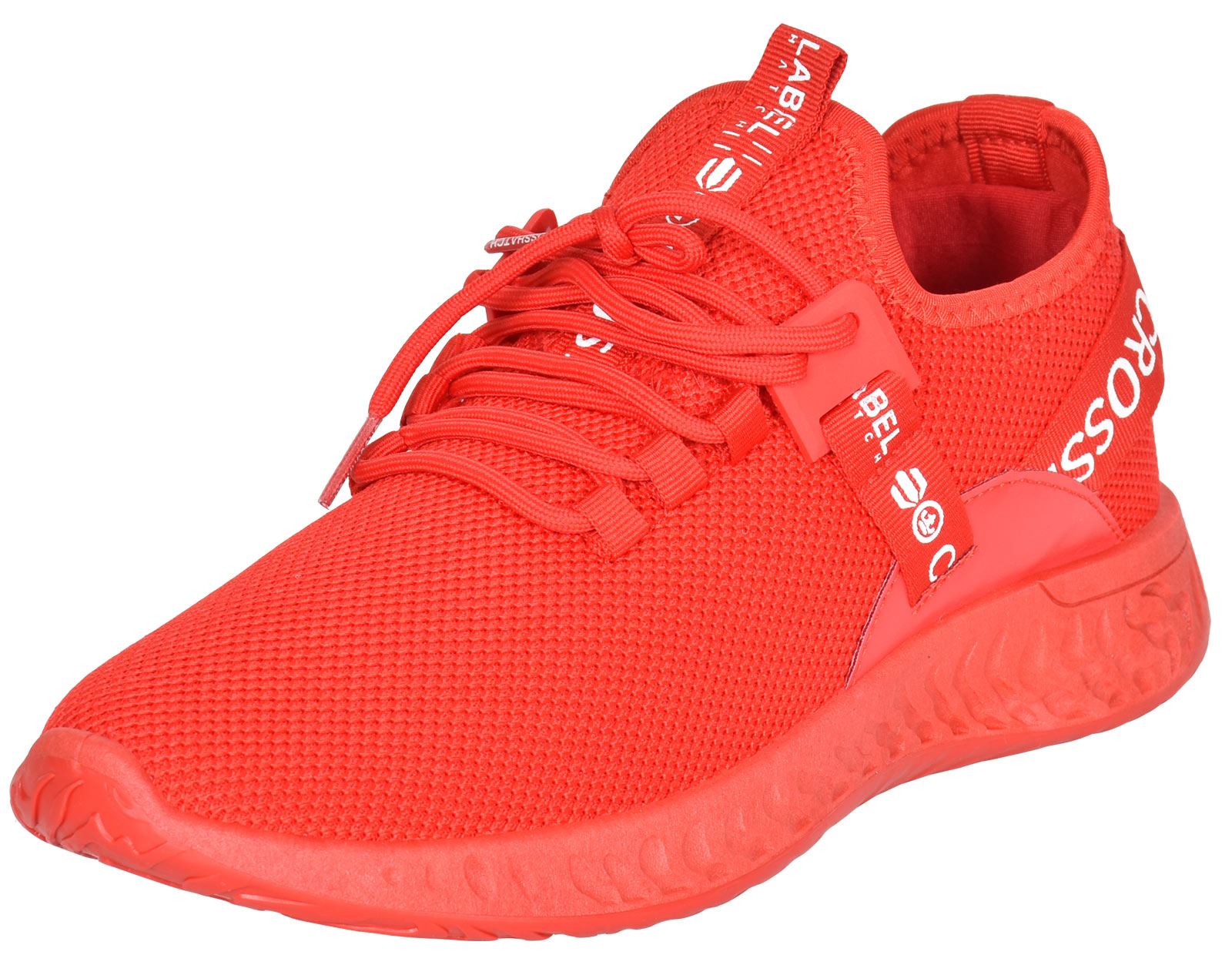 Crosshatch Mens Trainers Lace Up Mesh Upper Runners Chunky