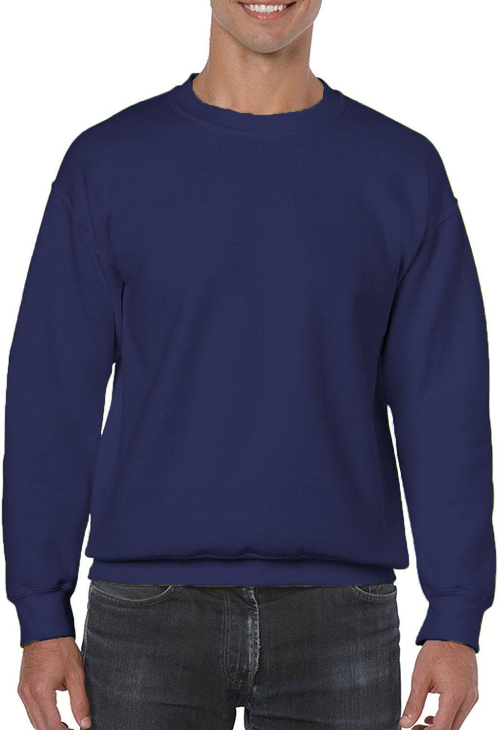 Sudadera lisa para hombre Jersey Suéter Pullover Trabajo Informal Top Paquete de 2 y 3 - Imagen 39 de 40