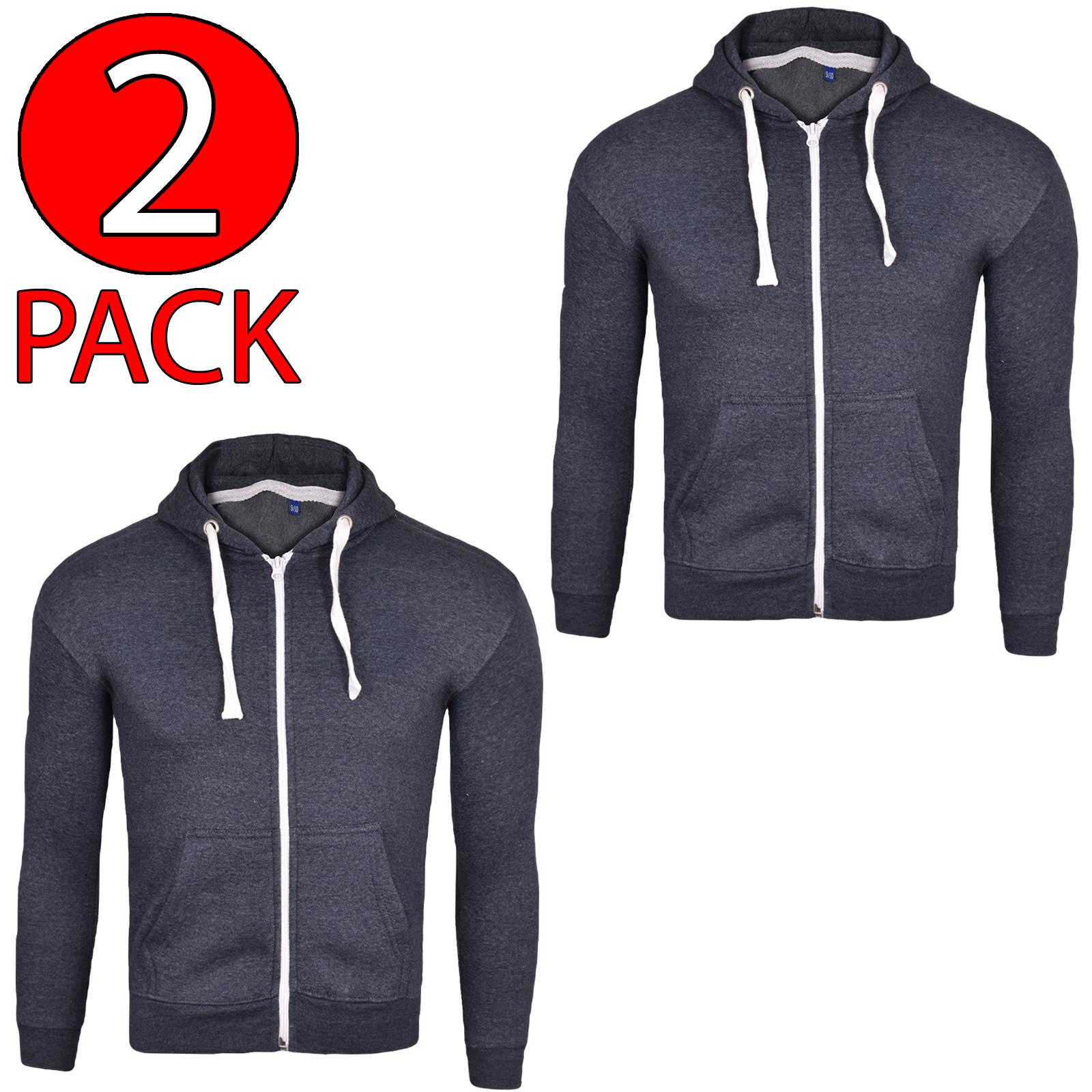 Kids Zip up Hoodie Sweatshirts PE School Jumpers Fleece Hoodies For Boys Girls - Picture 149 of 264