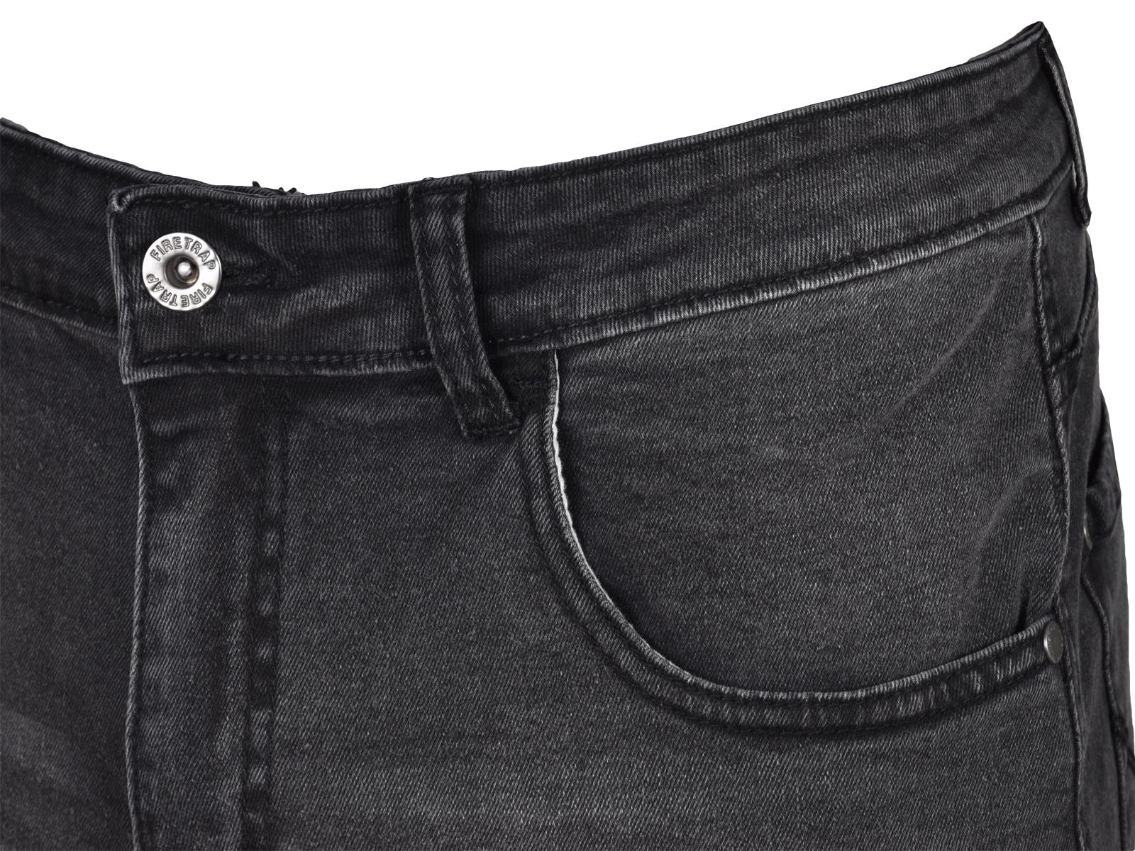 Pantalones de mezclilla Firetrap informales de pierna recta elegantes elásticos ajustados - Imagen 12 de 44
