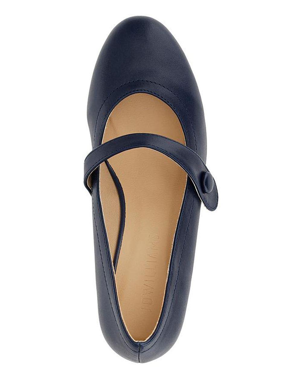 Womens Ladies Mary Jane Court Shoes Cuban Heel Office Work Comfort Wide Fit Shoe | eBay