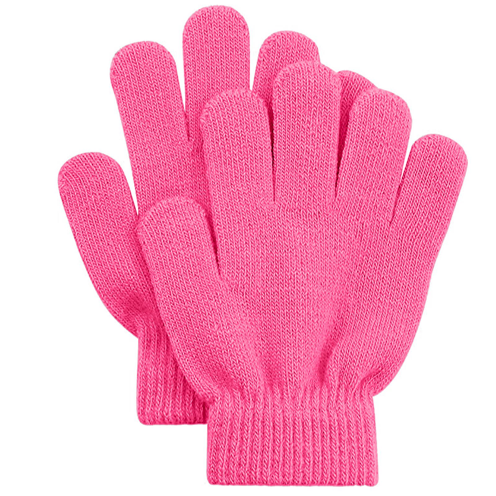 Mädchen magische Handschuhe warm Winter Kinder Jungen Unisex dehnbar Kinder schwarz Handschuhe Menge - Bild 10 von 51