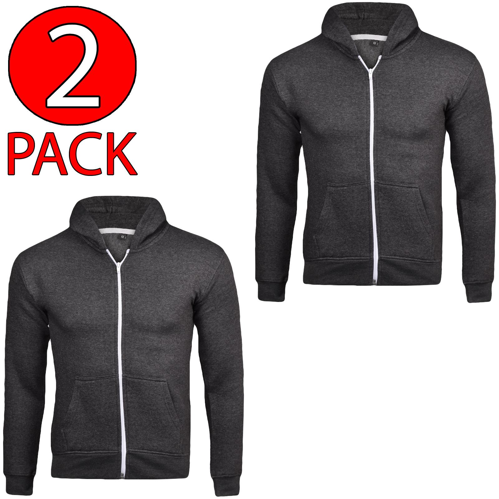 Kids Zip up Hoodie Sweatshirts PE School Jumpers Fleece Hoodies For Boys Girls - Picture 243 of 264