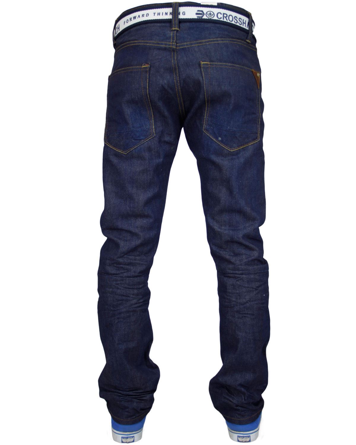 Crosshatch Mens Denim Straight Leg 