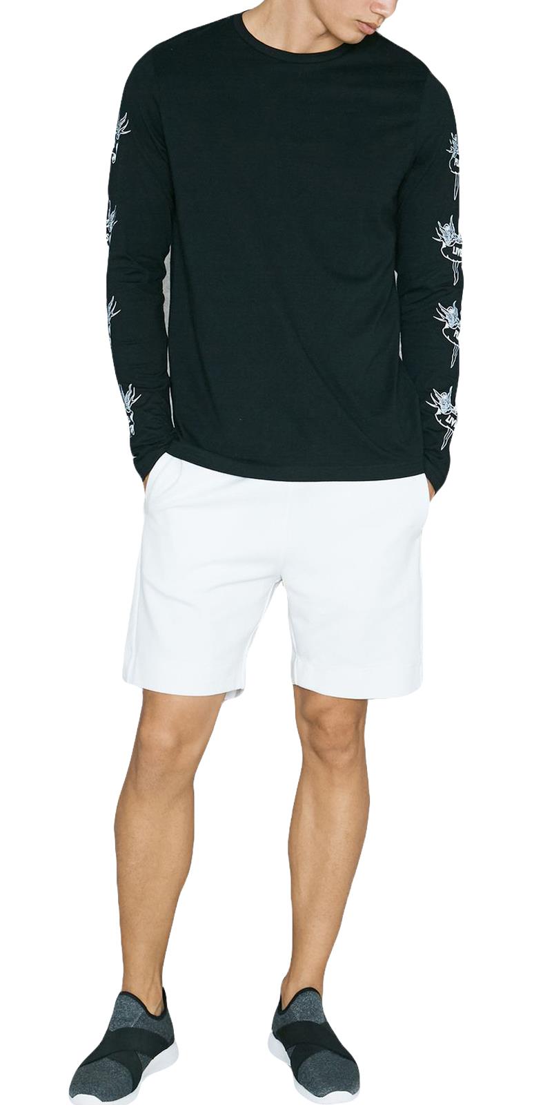 Camisetas para hombre de manga larga cuello redondo elásticas 100 % algodón alma valiente - Imagen 19 de 26