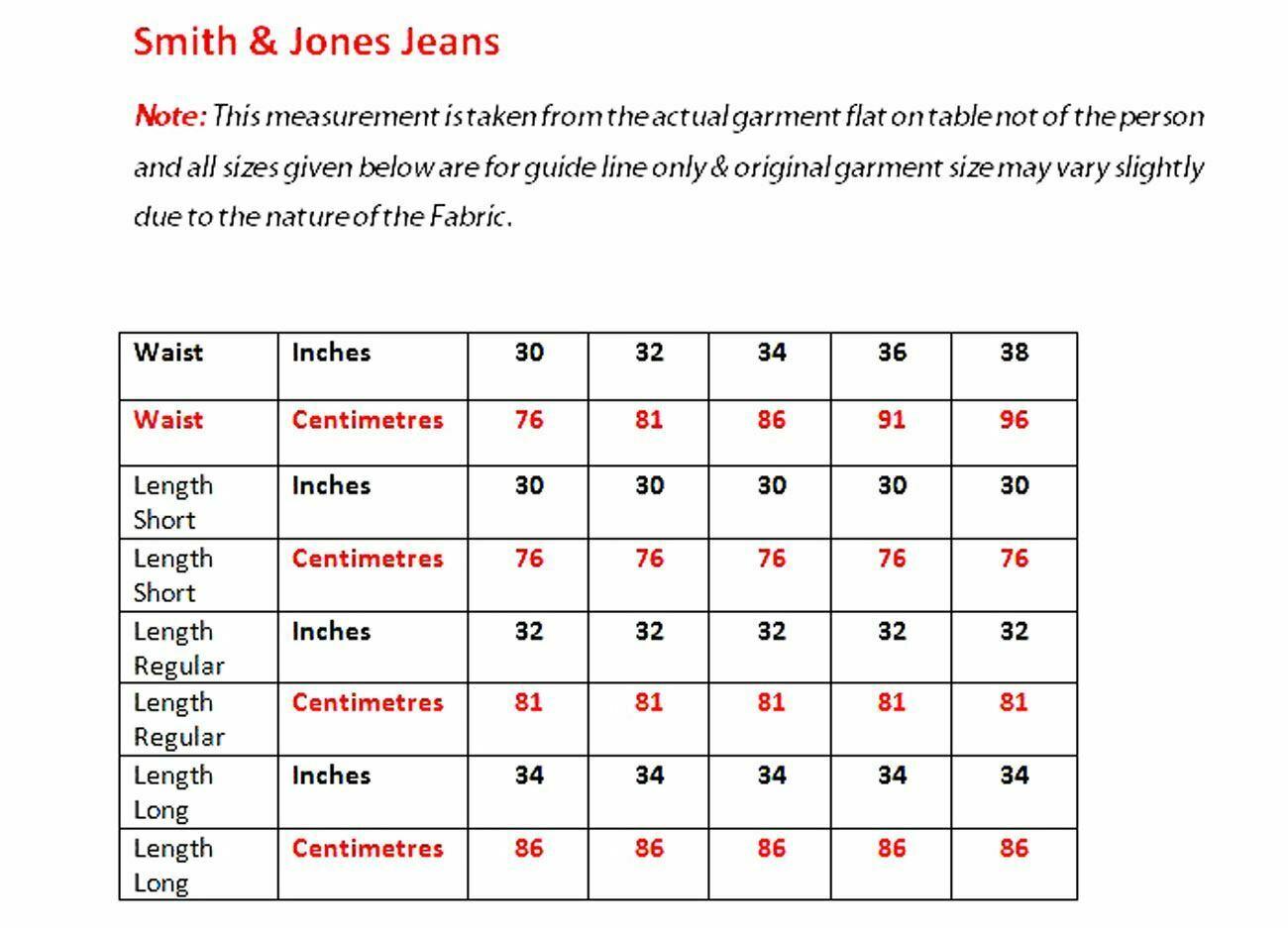 Pantalones de mezclilla Smith and Jones para hombre de ajuste regular cintura recta 36 32 34 - Imagen 7 de 17