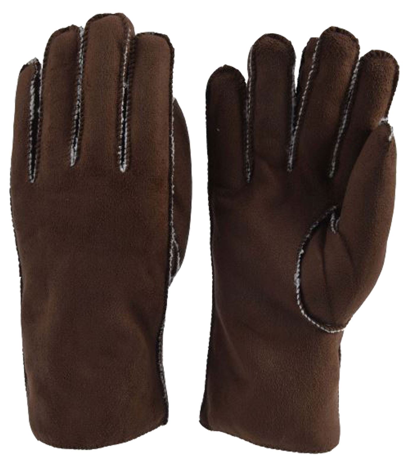 Ladies Leather Gloves Winter Soft Warm Comfy Sherpa Lined Sheepskin