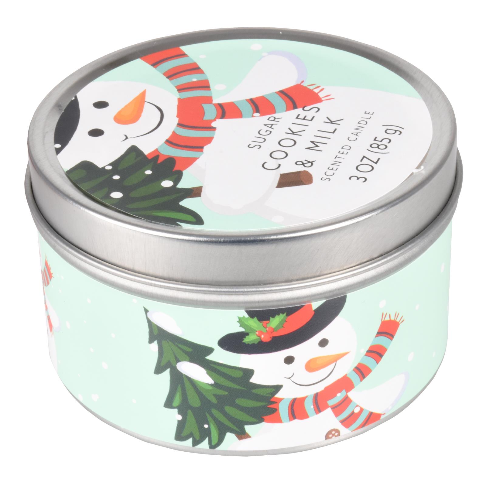 Scented Candles New Set of 3 Festive Christmas Decorative Tin Xmas Gift set - Picture 94 of 99