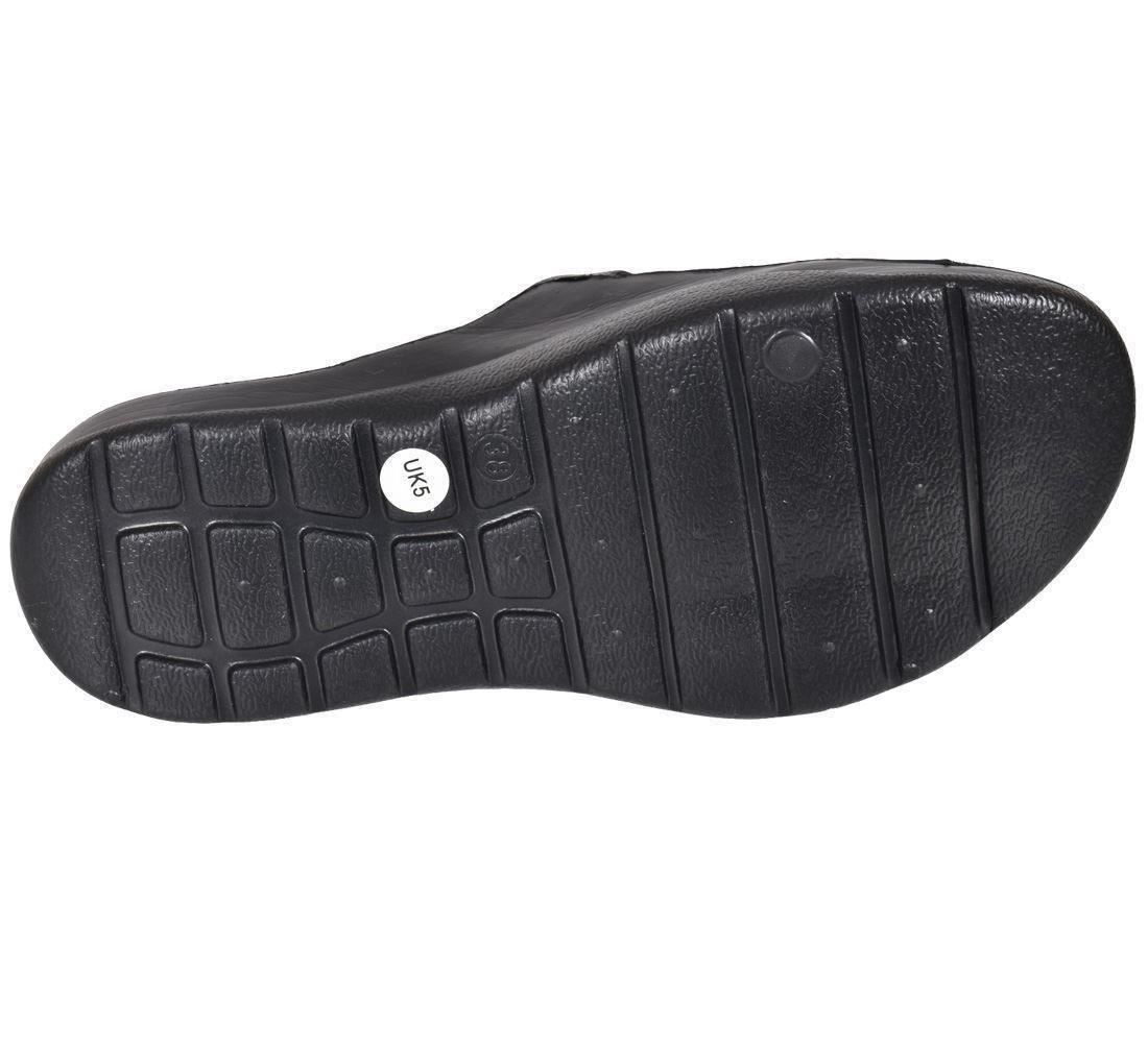 Ladies Sandals Slider Mule Pool Beach Flat Lightweight Comfortable UK Shoes 3-8 - Picture 24 of 35