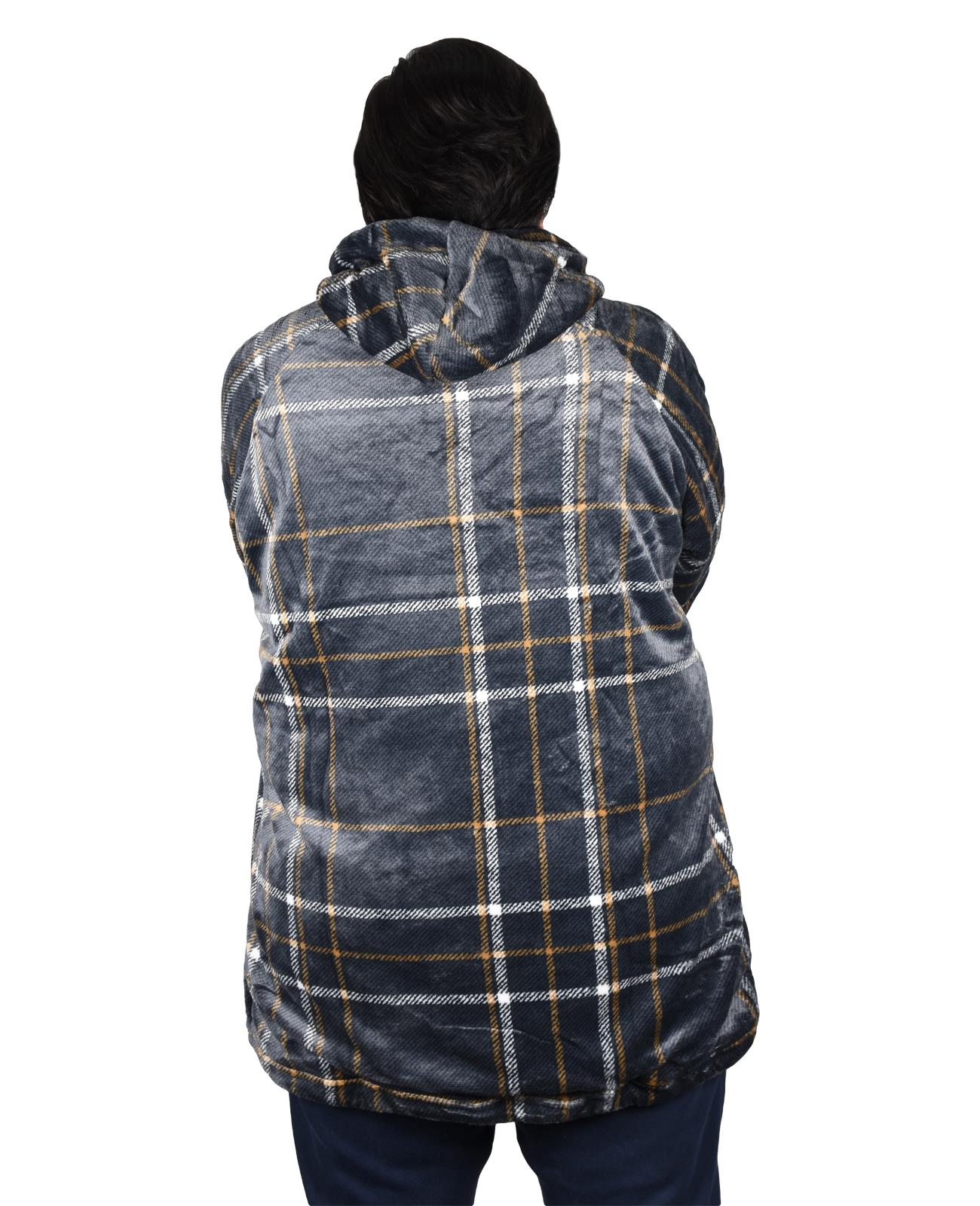 Hoodie Blanket Adult Oversized Sweatshirt Sherpa Fleece Big Hooded Ultra Plush - Picture 96 of 353