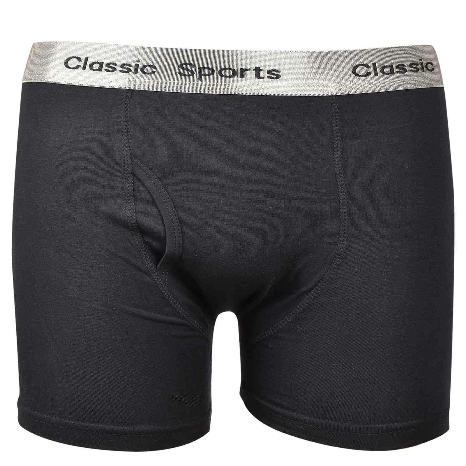 Mens Boxer Classic Sports Rib Shorts Underwear Underpants Trunks 3-12 Pack S-2XL - Picture 20 of 30