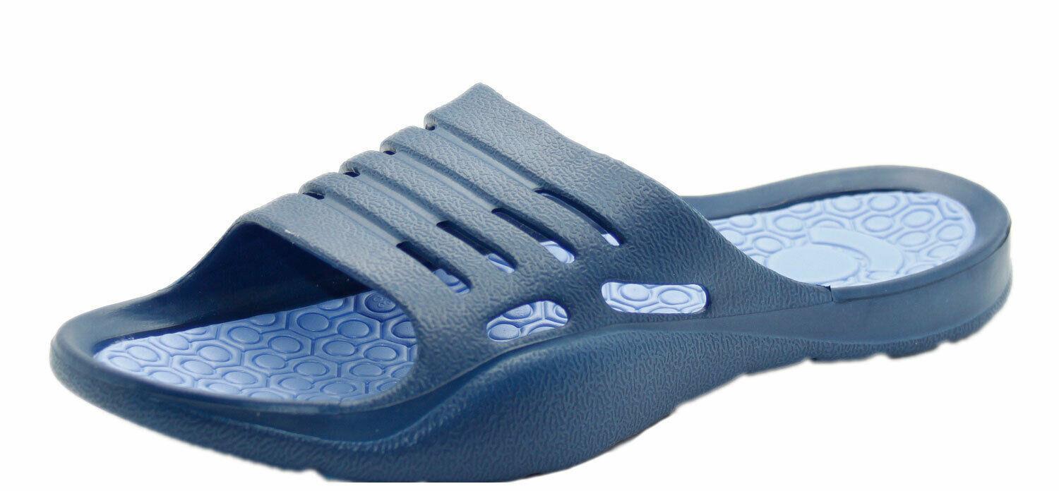 Ladies Sandals Slider Mule Pool Beach Flat Lightweight Comfortable UK Shoes 3-8 - Picture 25 of 35