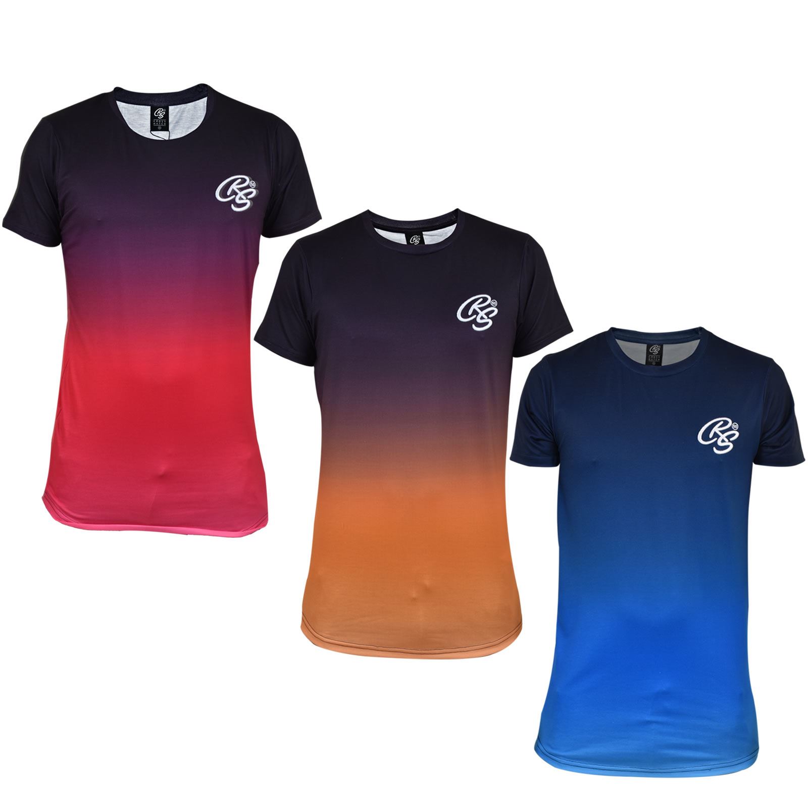Crosshatch Para Hombres Camiseta Cuello Redondo Camisas Mangas Cortas Camiseta De Sublimación S-2XL
