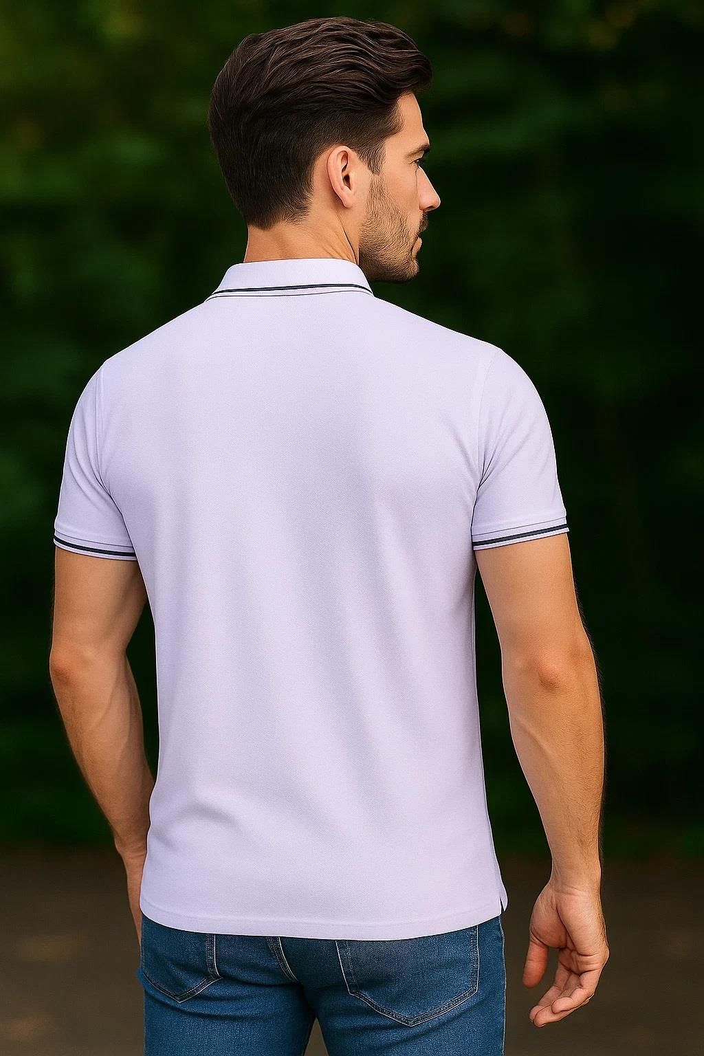 4er / 6er Pack Herren Tip Poloshirt Kurzarm Uni Piqué Zipfelkragen T-Shirt - Bild 123 von 127