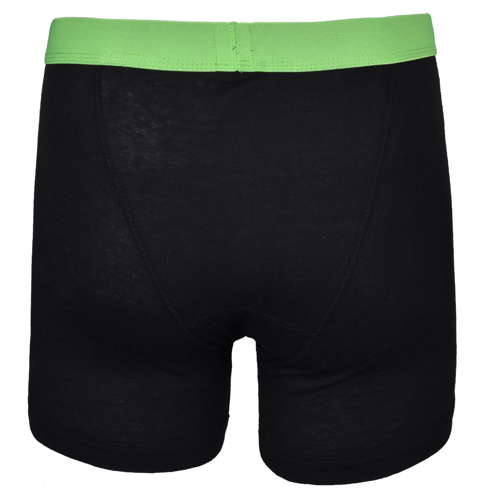 12 Pack Men Boxer Short Neon Waistband Black Boxers Soft Cotton Sports Underwear - Picture 17 of 24