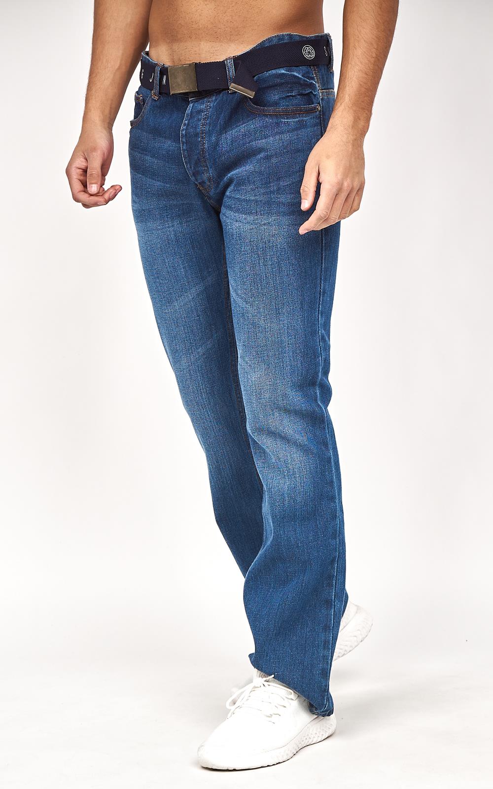 Pantalones de mezclilla regulares de diseñador Smith and Jones para hombre 28-48 - Imagen 21 de 25