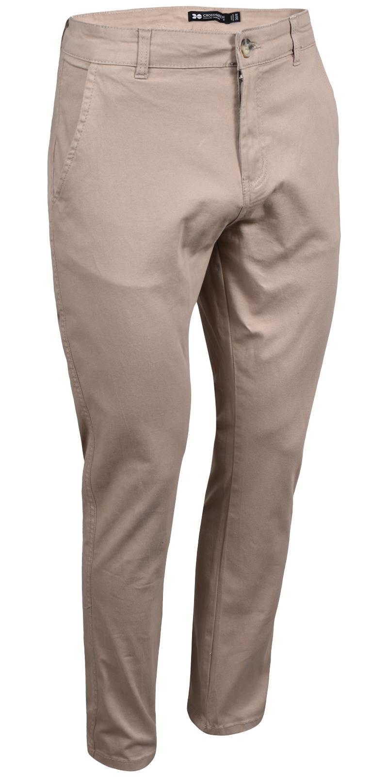 Pantalones de mezclilla CROSSHATCH para hombre elásticos chinos de diseñador informales de trabajo baratos - Imagen 12 de 74