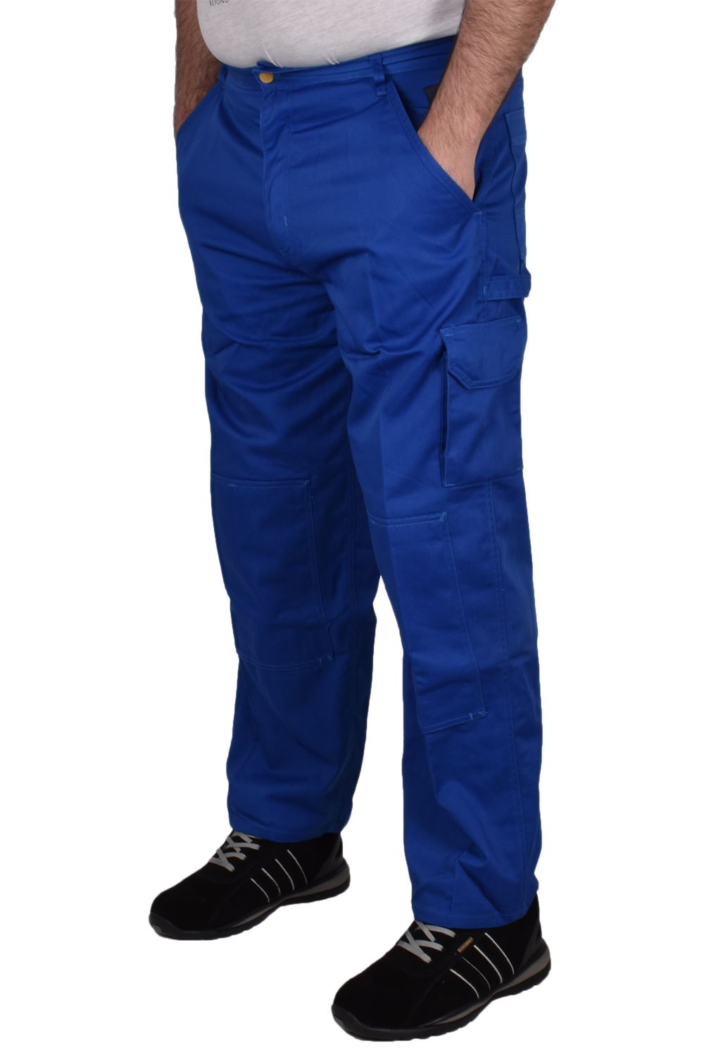 Mens Cargo Combat Work Trousers Multi Pockets Heavy Duty Safety Pants Size 2844 eBay