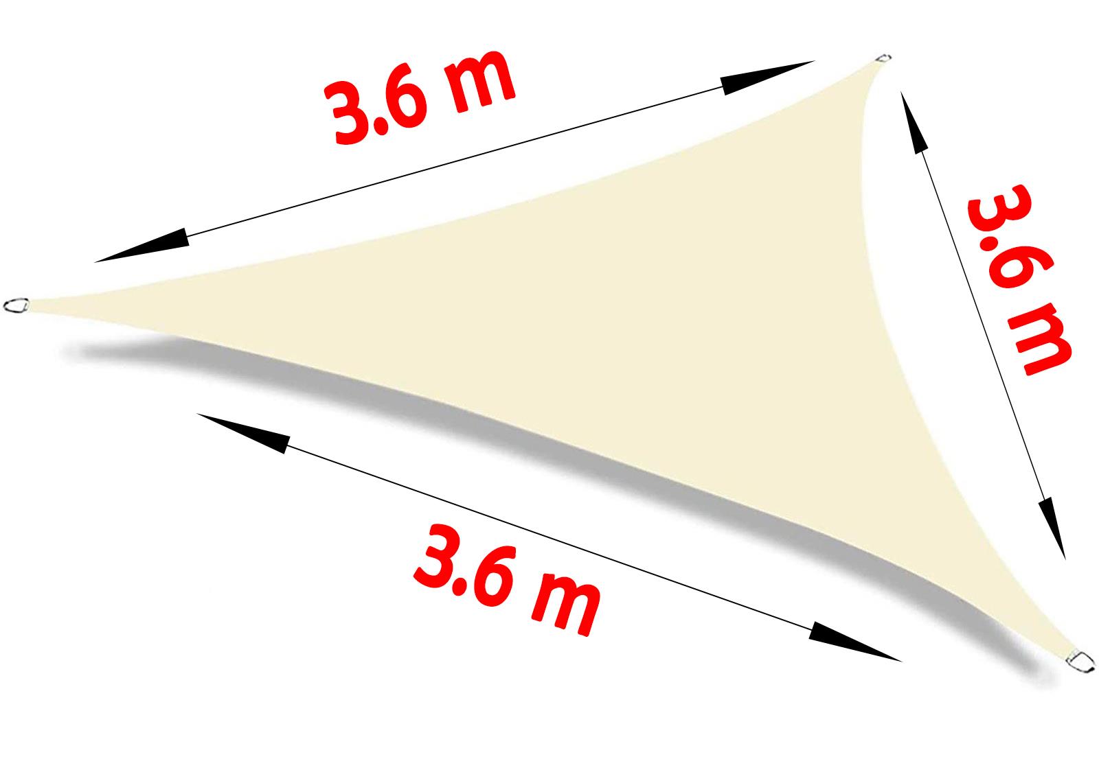 Cubierta de toldo para jardín exterior patio vela de sombra - 90% bloque UV - Imagen 9 de 25