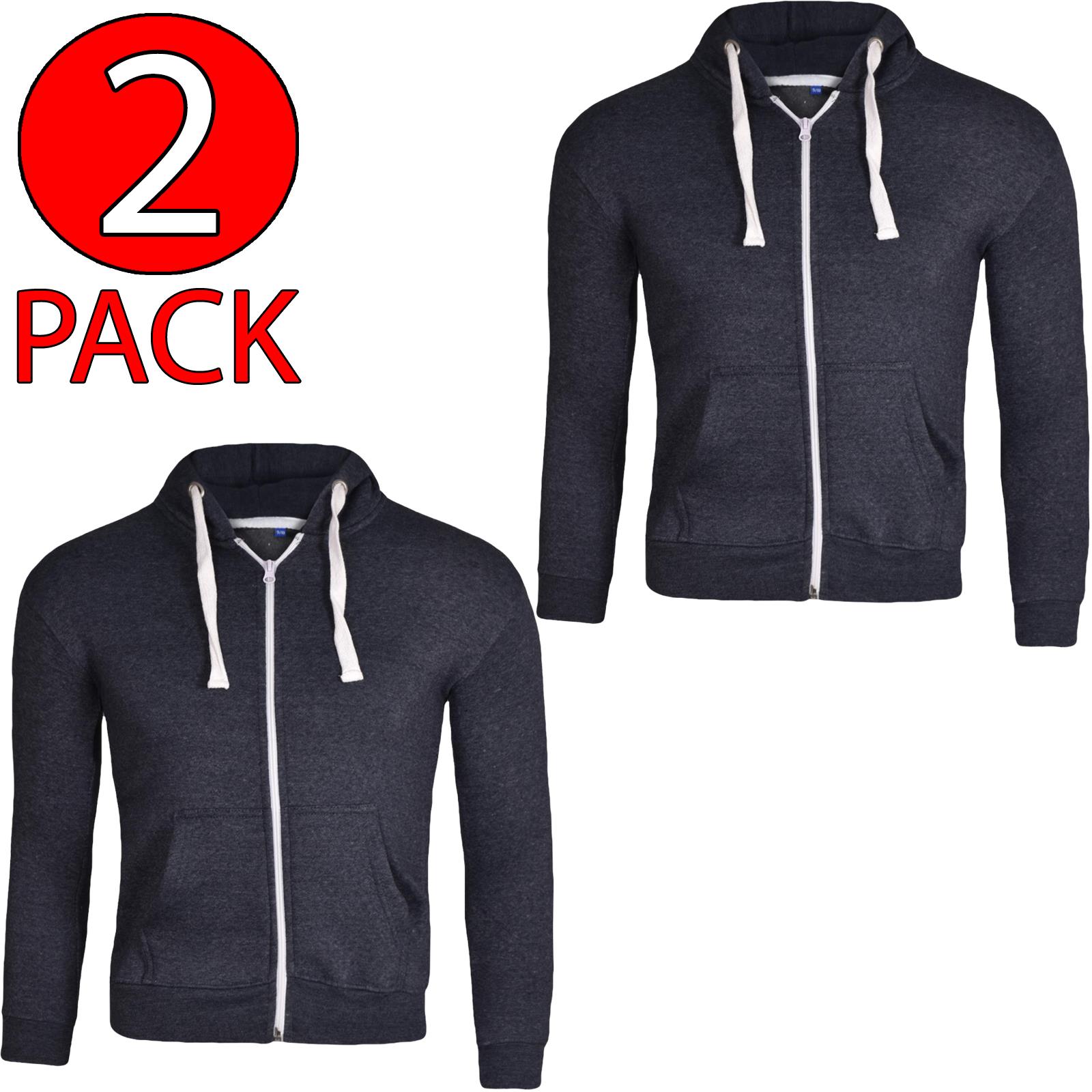 Kids Zip up Hoodie Sweatshirts PE School Jumpers Fleece Hoodies For Boys Girls - Picture 155 of 264