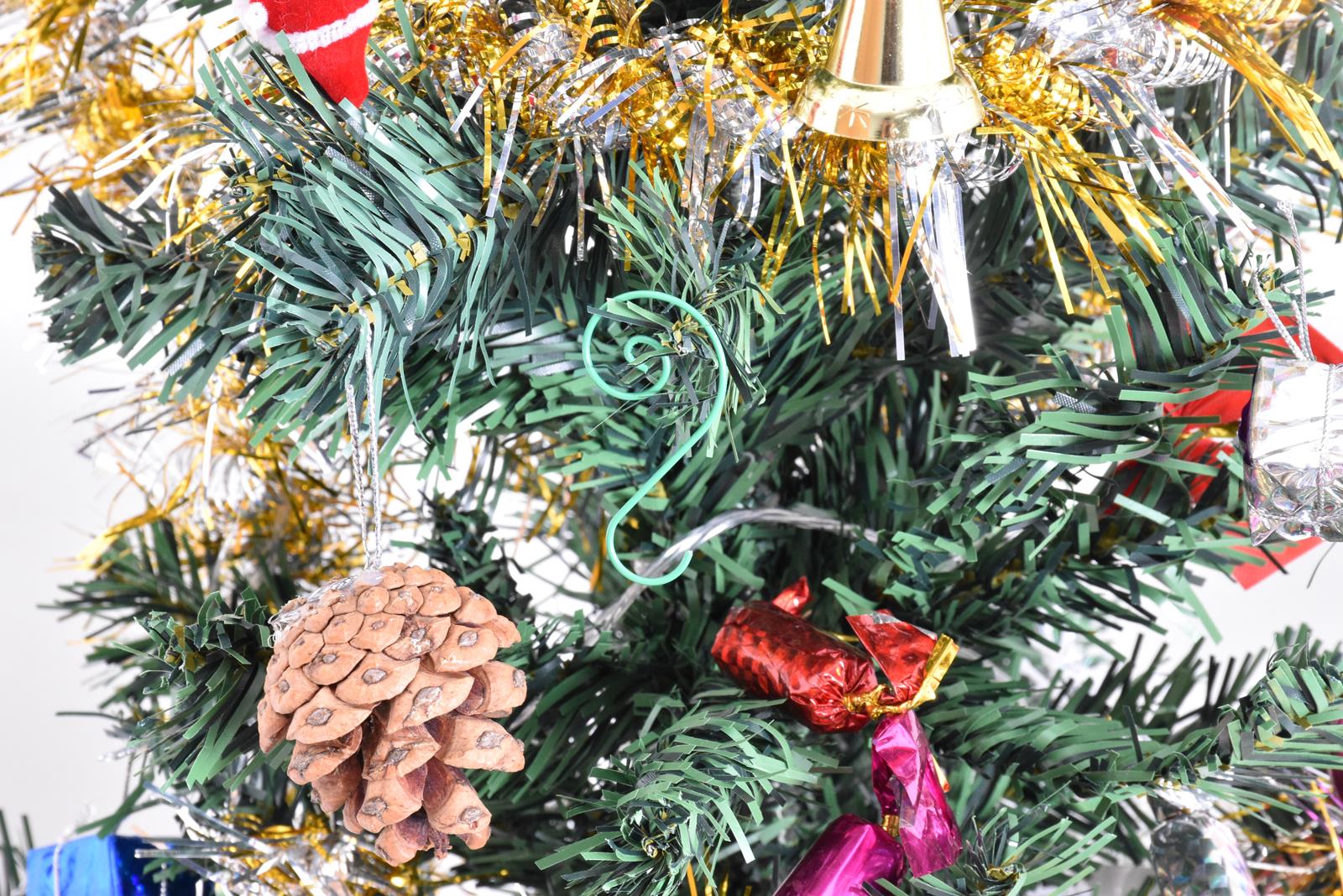 80,100,200 piezas ganchos de metal para árbol de Navidad adorno en forma de S colgador colgante Bauble - Imagen 31 de 58